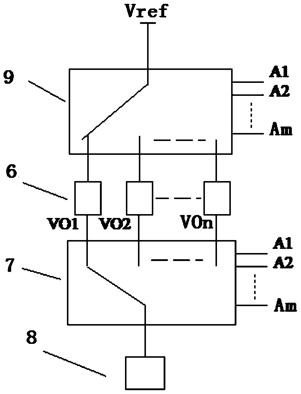 Time-sharing power supply and data acquisition system used for photoconductive type infrared detector array