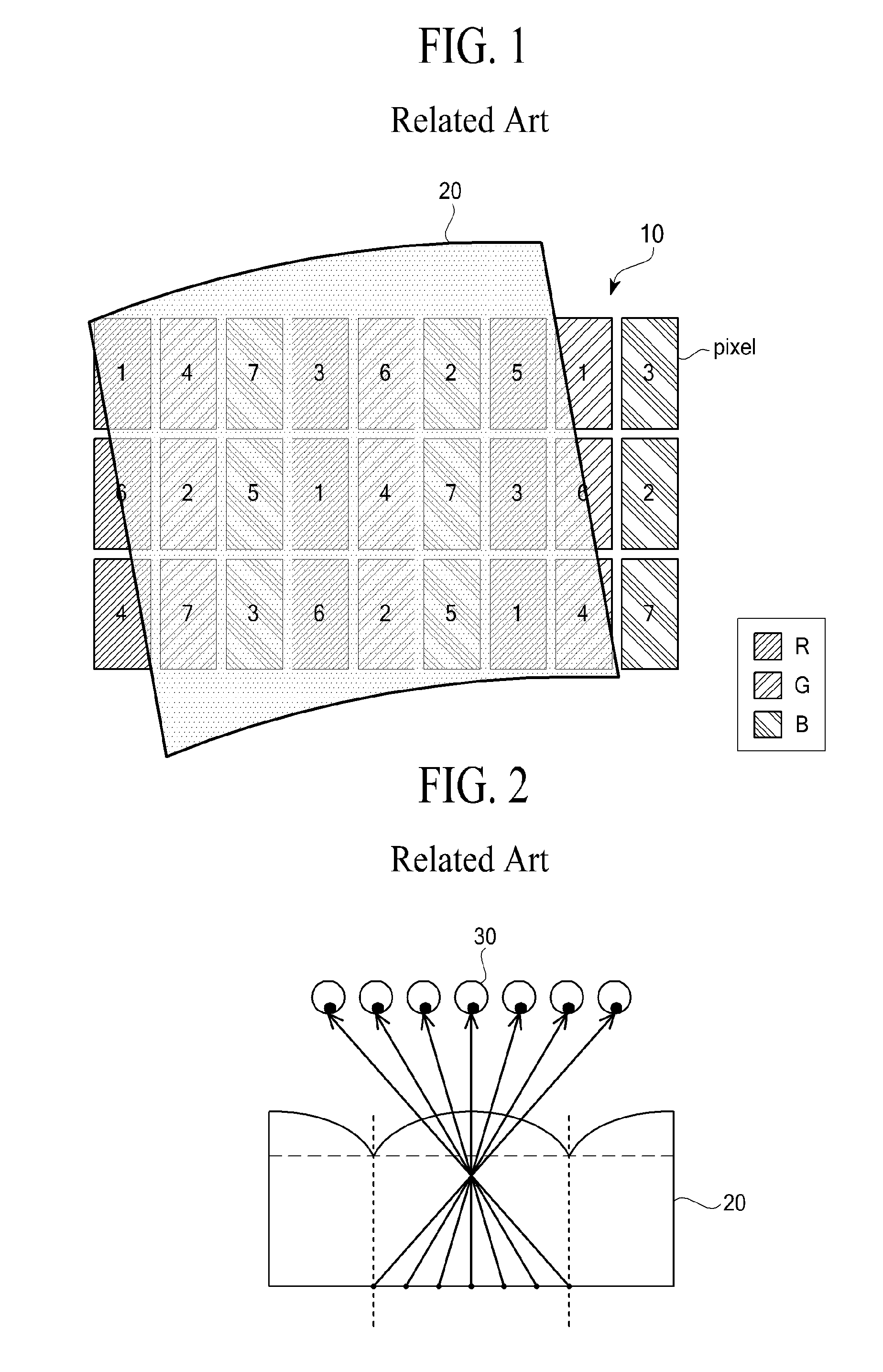 Stereopsis image display device