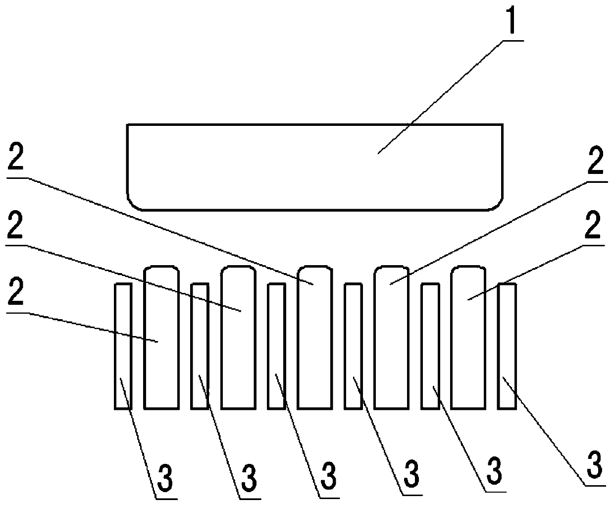 a pulse co  <sub>2</sub> laser discharge cavity