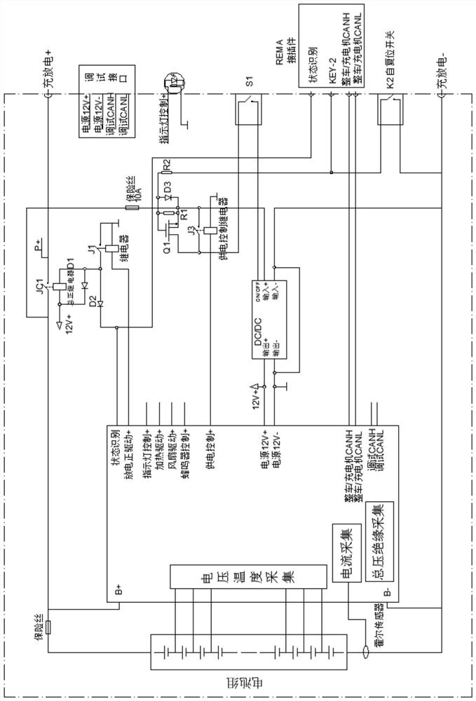 A battery pack control circuit and battery pack control system