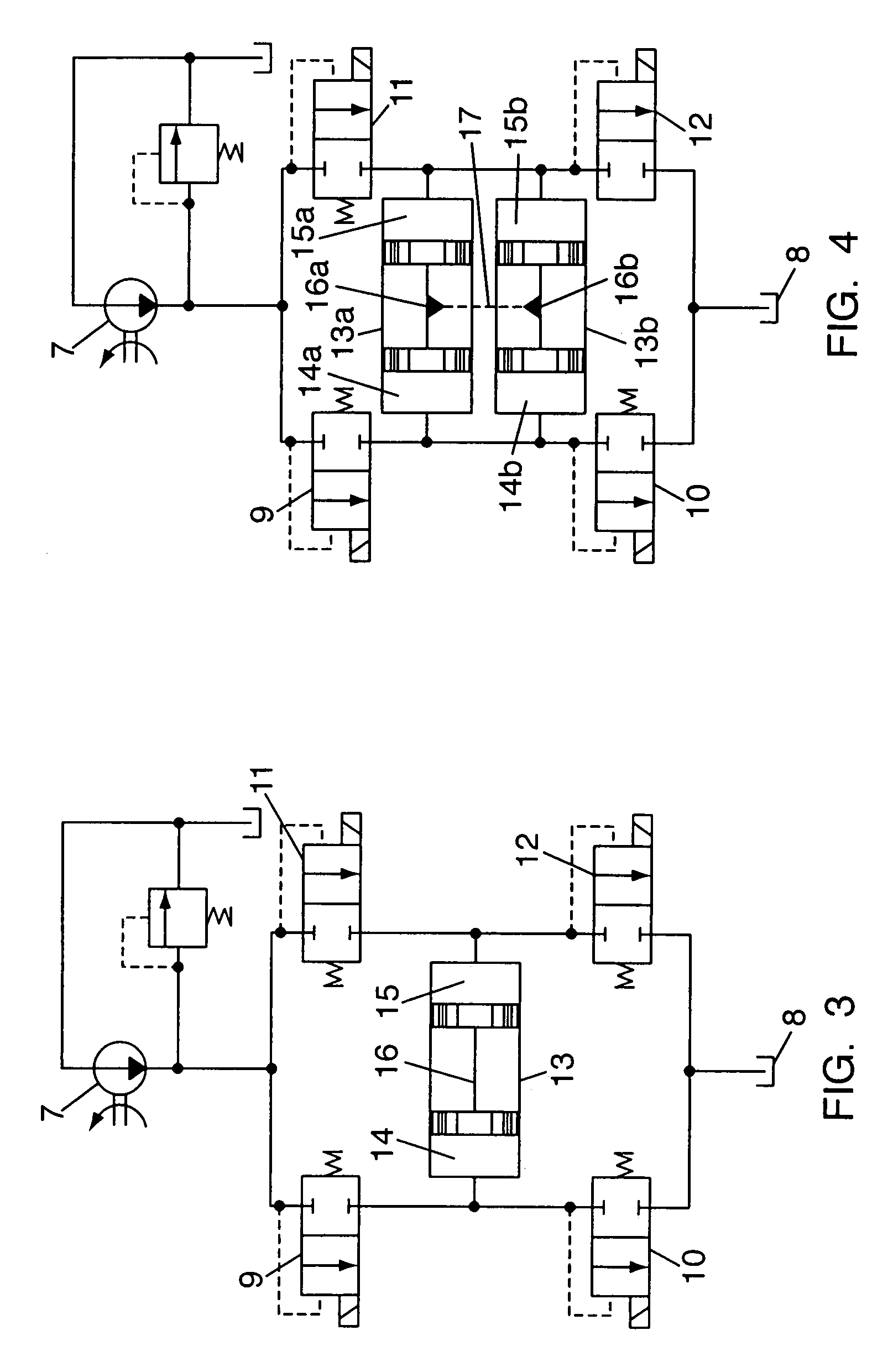 Control system for a hydraulic servomotor