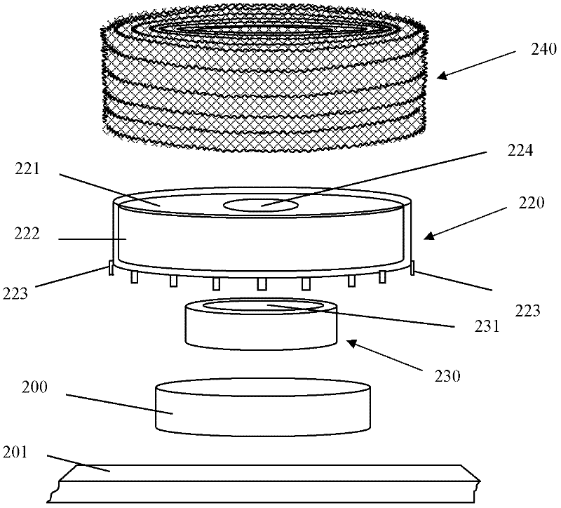 Structure for preventing electronic element from interference and mobile terminal