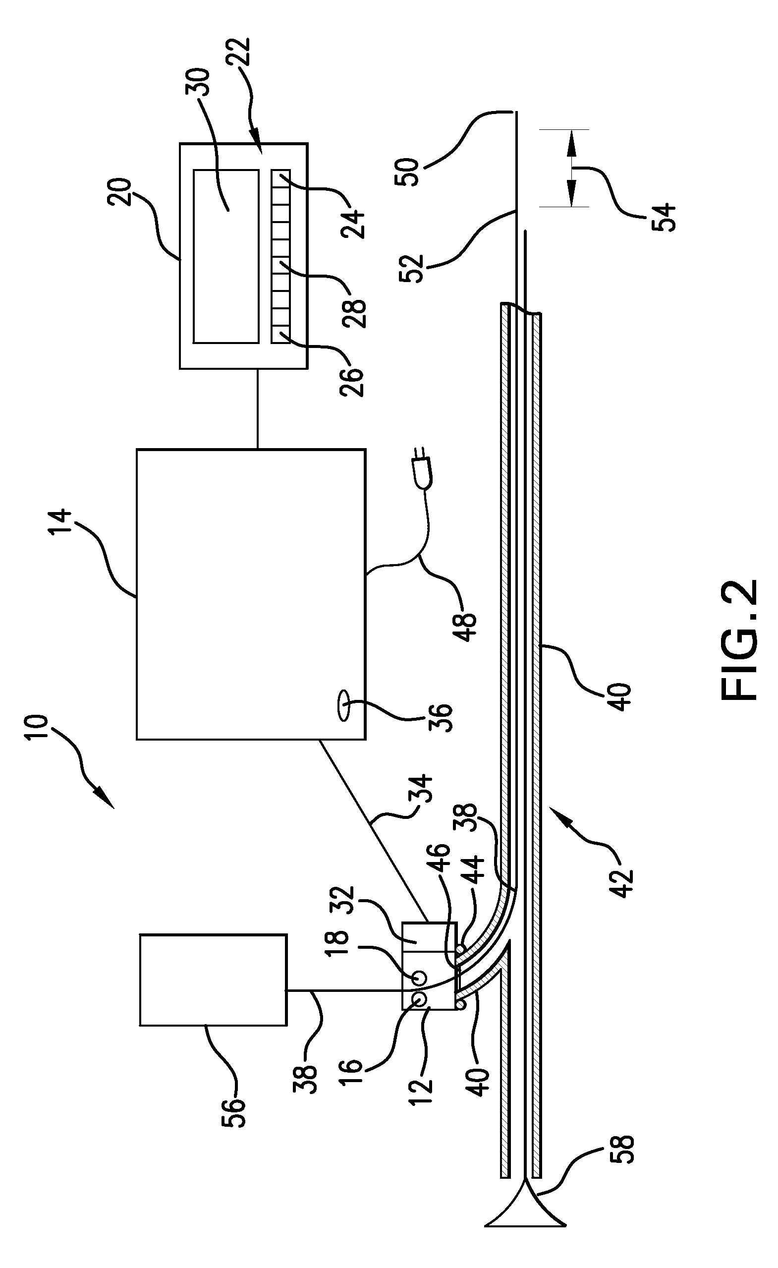 Device for preventing endoscope damage by errant laser fire in a surgical laser