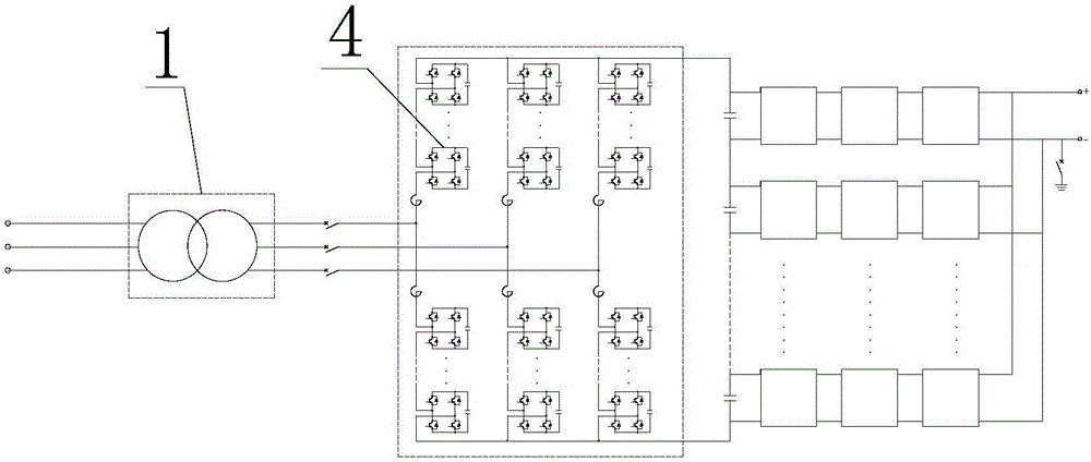 Novel alternating-current and direct-current hybrid tractive power supply system