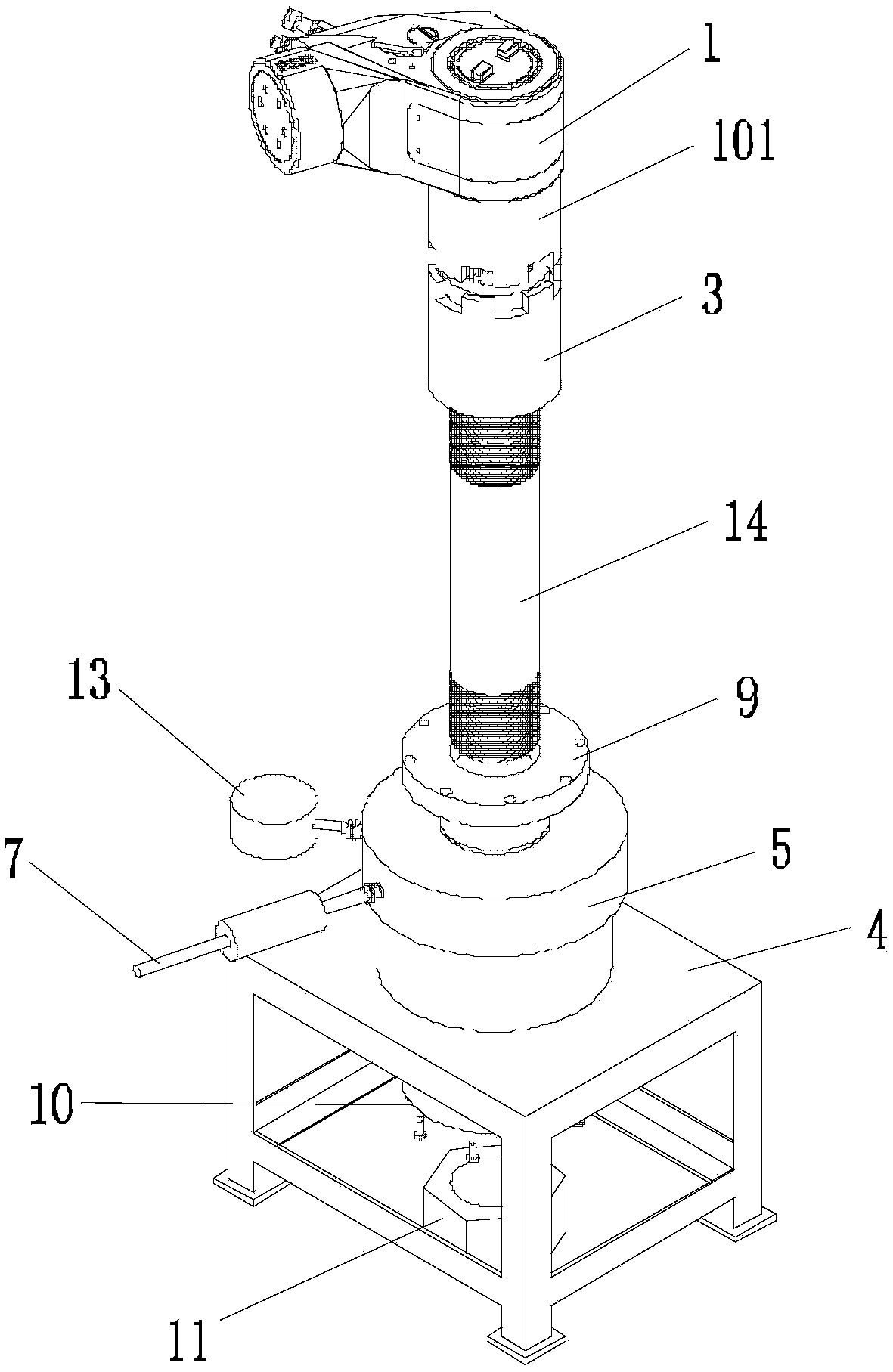 Calibration device and calibration method for large-load bolt fastening tool