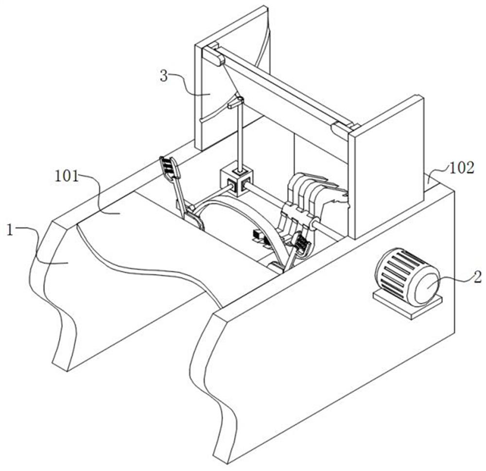 A wood slicer automatic filling device