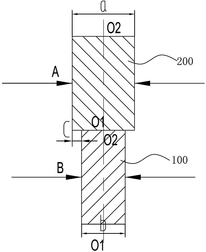 Couple-part symmetry-degree zero-error positioning device