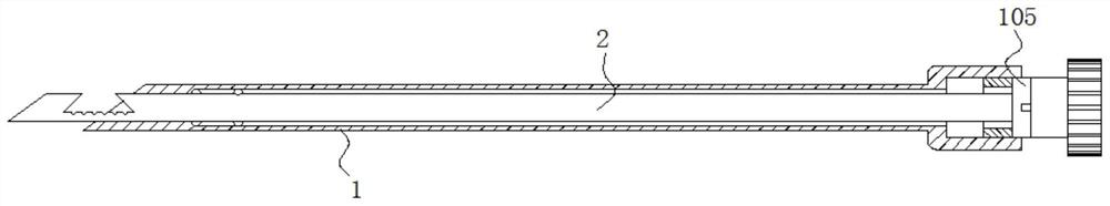 Trocar assembly facilitating minimal lesion sampling and sampling method thereof