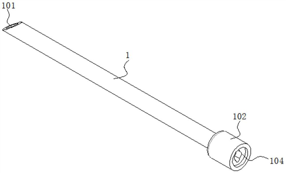 Trocar assembly facilitating minimal lesion sampling and sampling method thereof