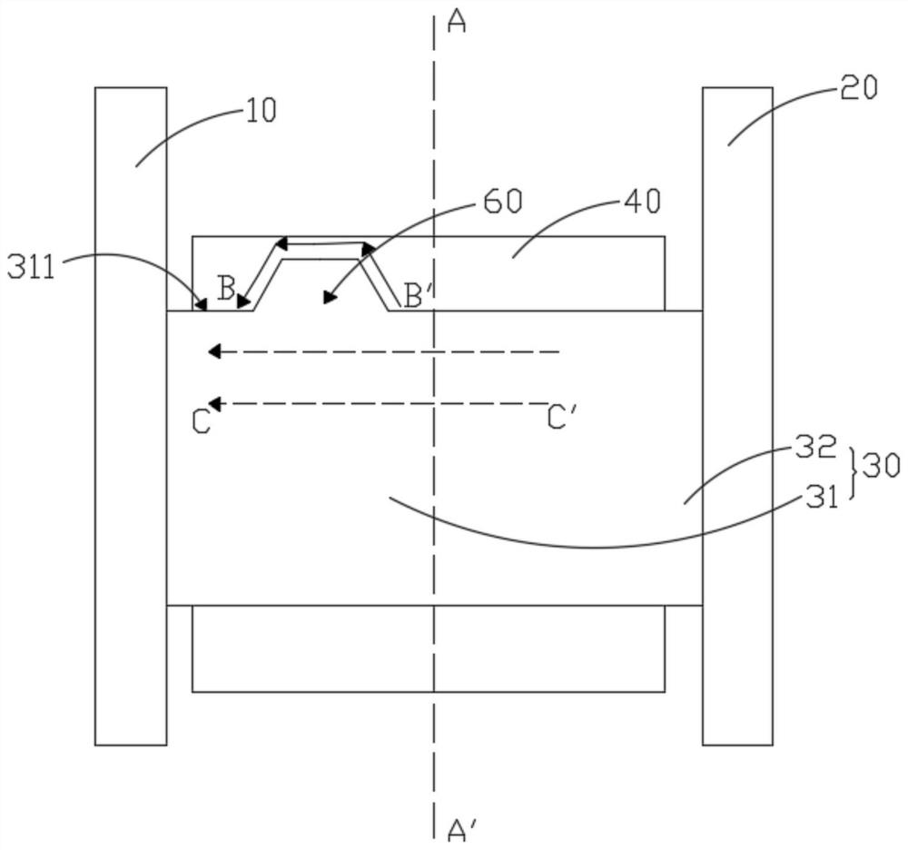 TFT structure, array substrate and display device