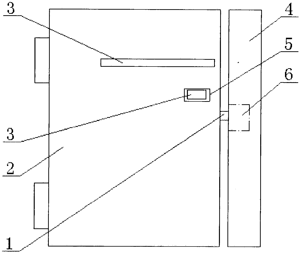 Electric control door lock system and accidental door closing prevention method