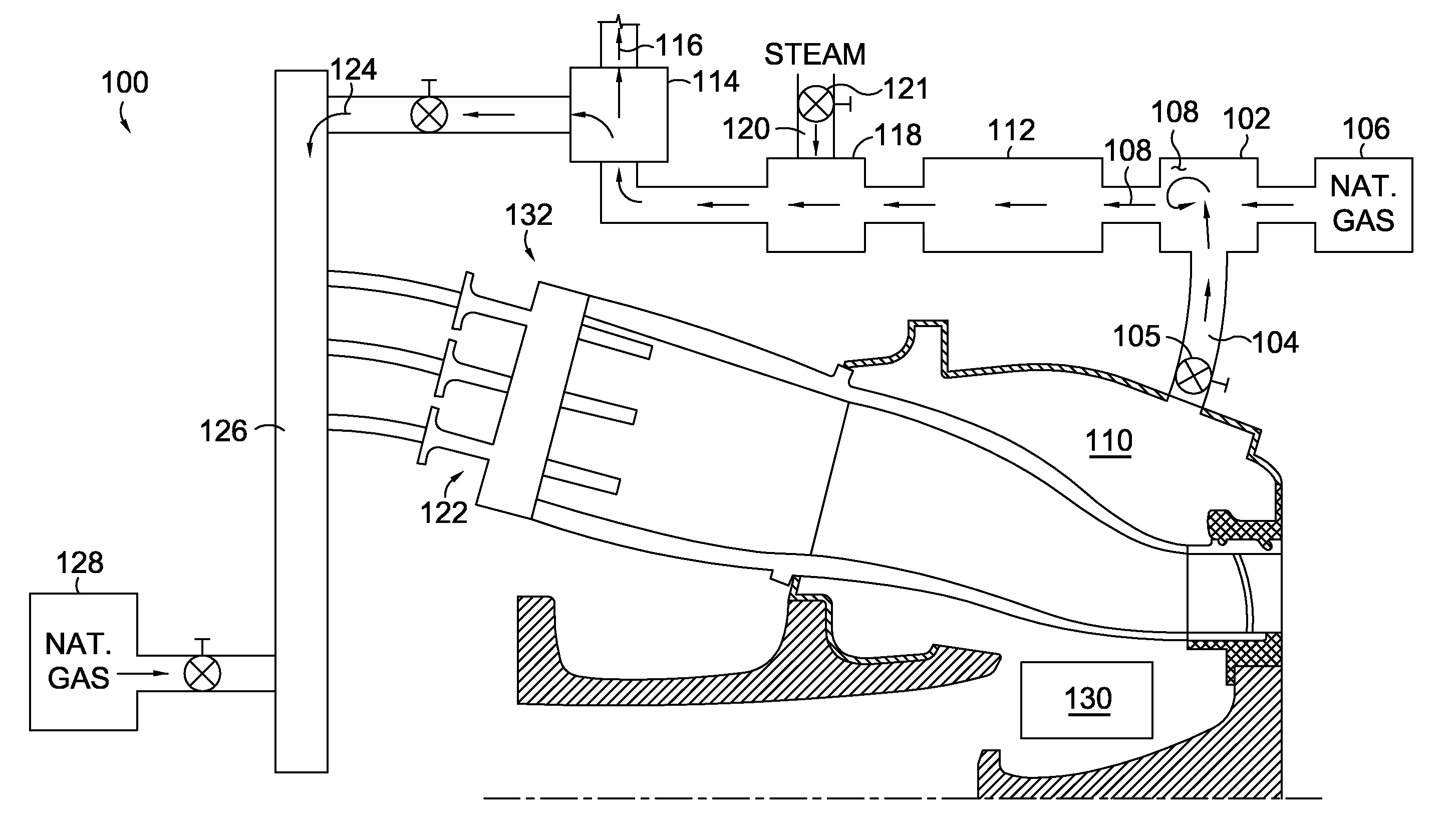 Gas turbine integrated with fuel catalytic partial oxidation