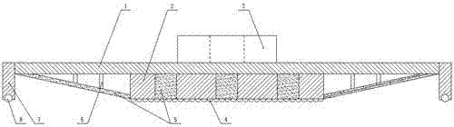 Cement wall face leveling device for building