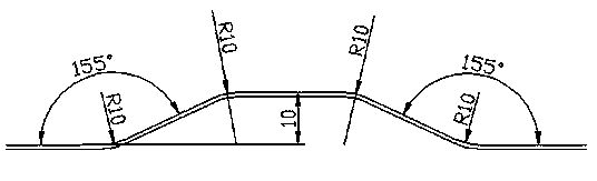Arrangement structure for rear floor ribs of car