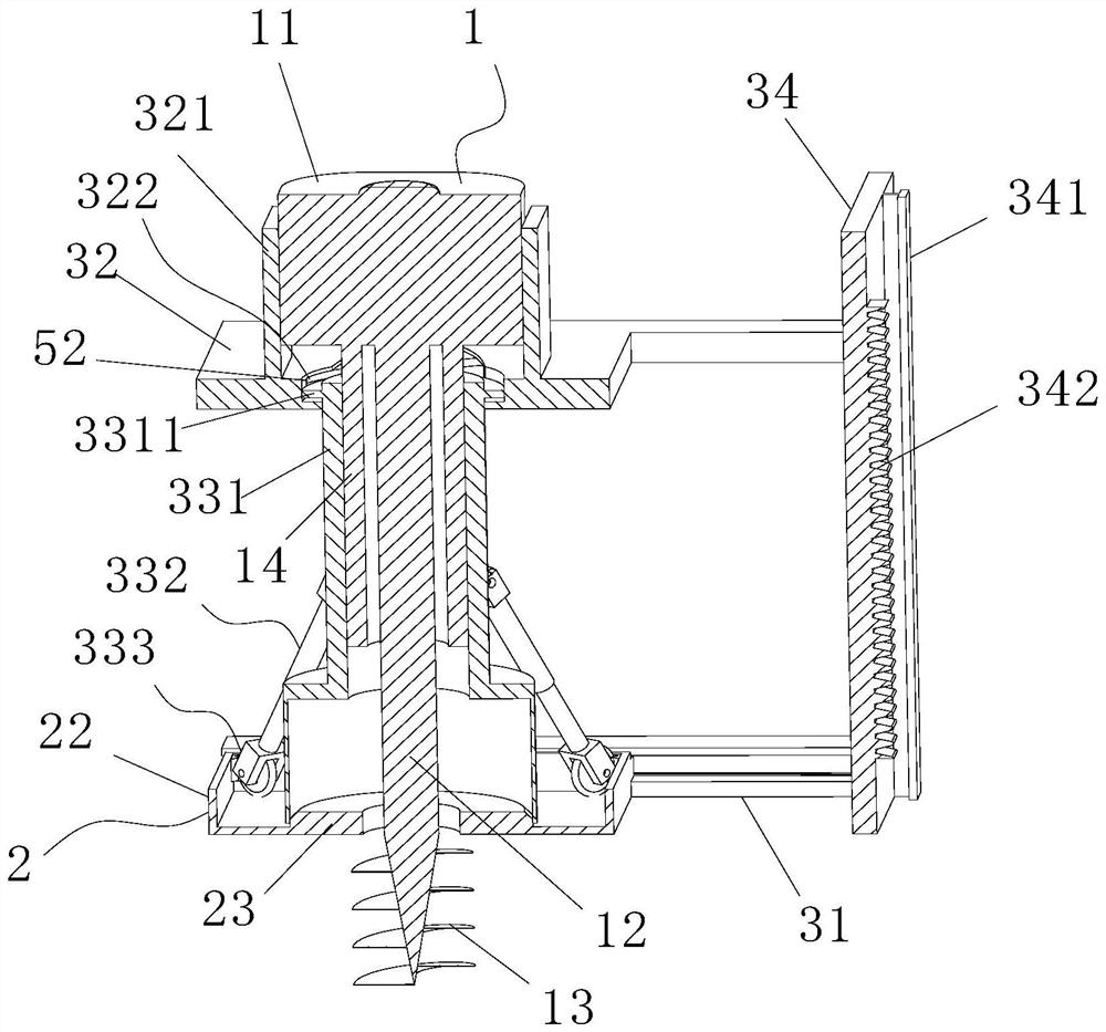 Hole digging device