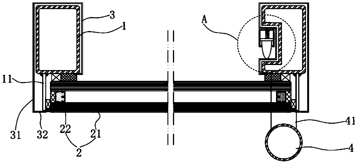 Hidden frame door system