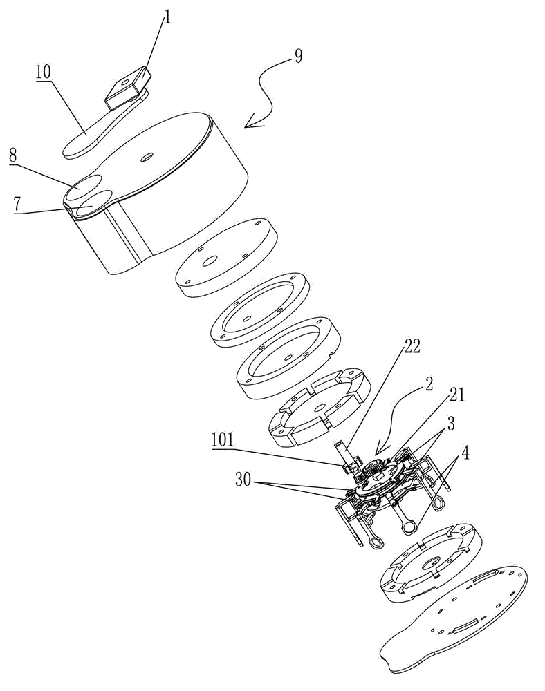 Series-parallel connection switching control device among battery packs