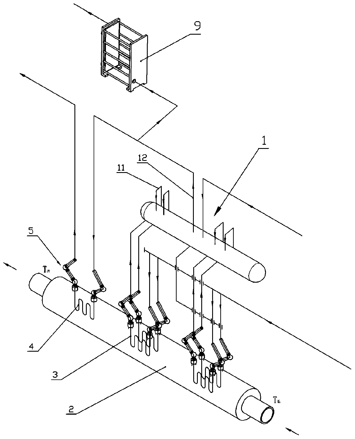 Integral superheater