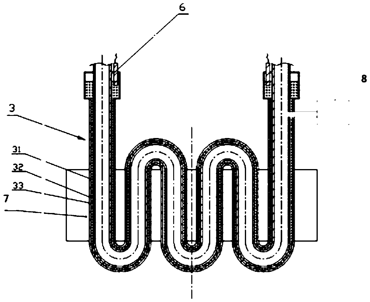 Integral superheater