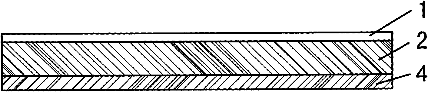 Flexible thermosetting resin impregnated paper high-pressure laminated plate