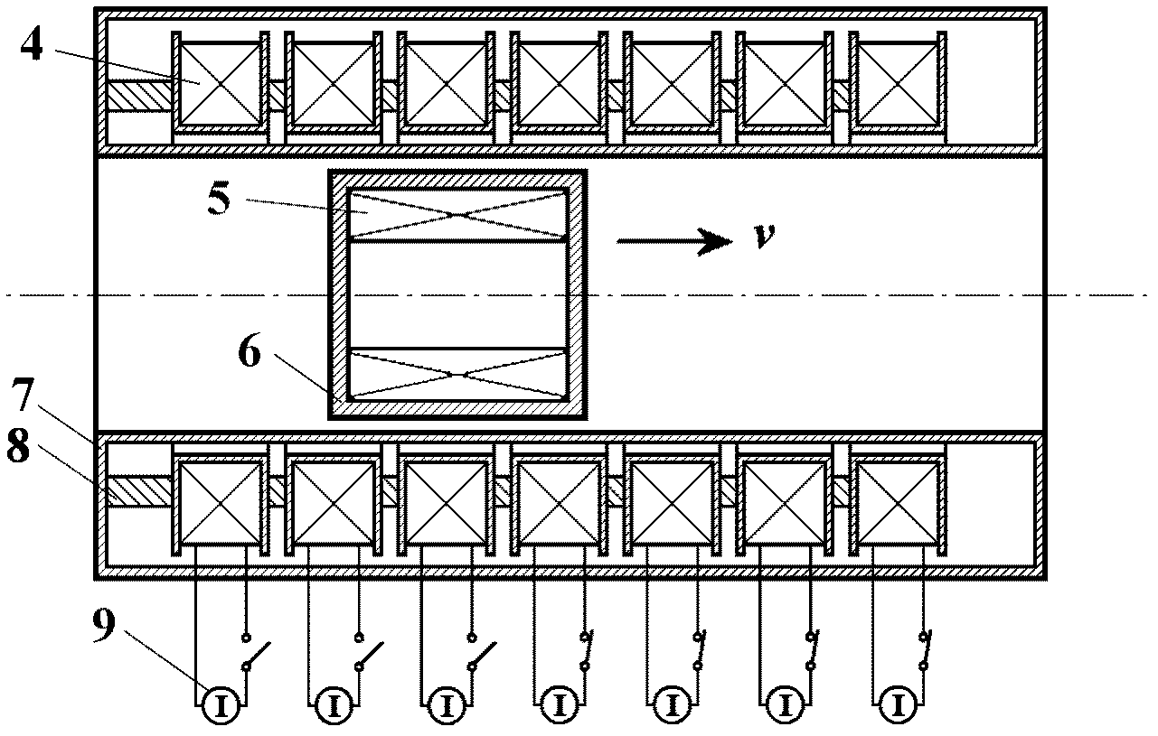 Ejector capable of directly releasing energy by using superconducting magnet