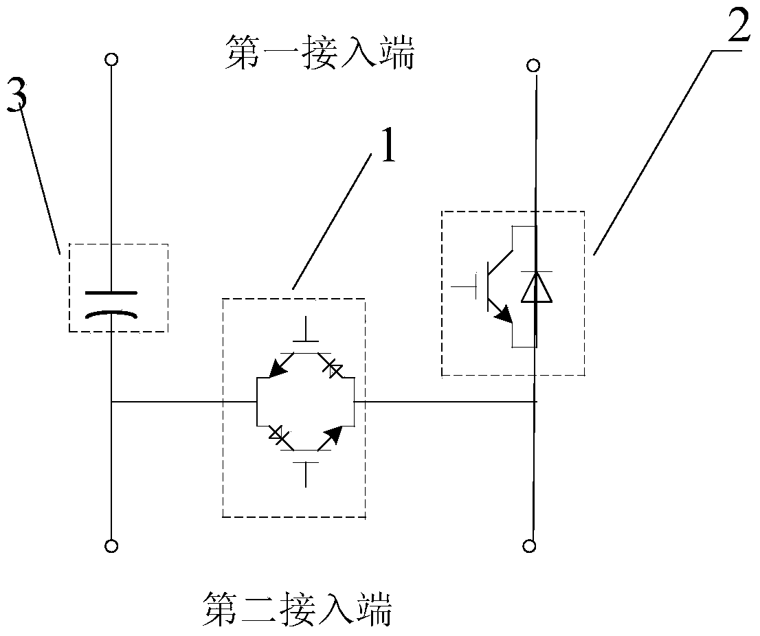 T-shaped multi-level inverter circuit based on reverse blocking IGBT antiparallel connection