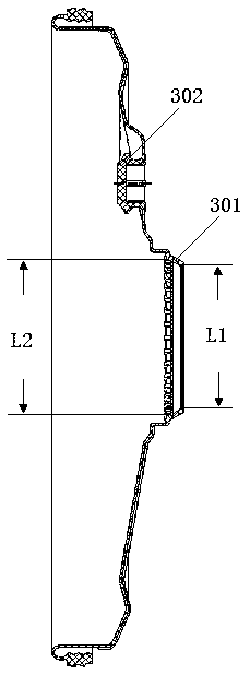 8-inch vacuum booster assembly with floating diaphragm structure