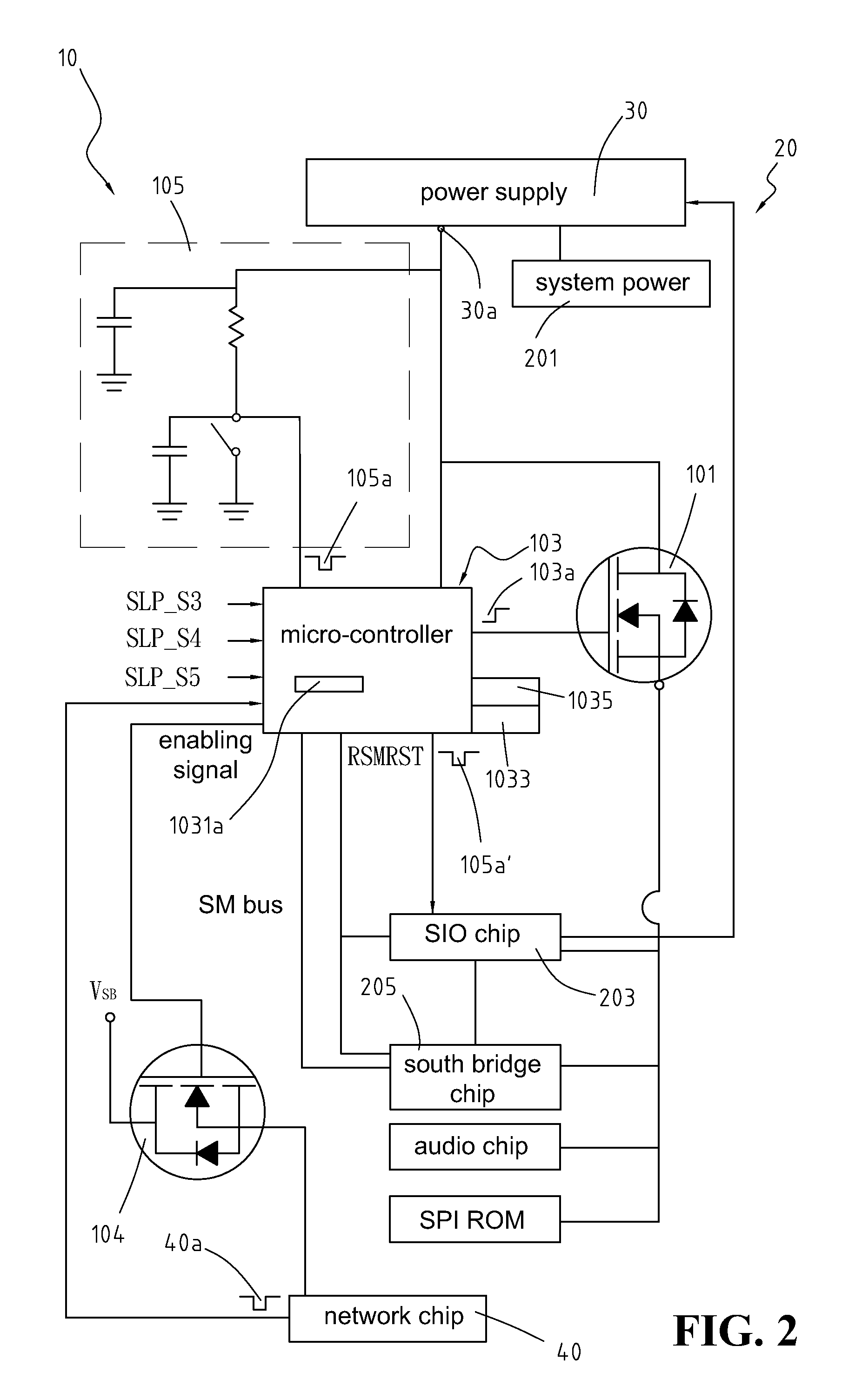 Electronic device for reducing power consumption of computer motherboard and motherboard thereof