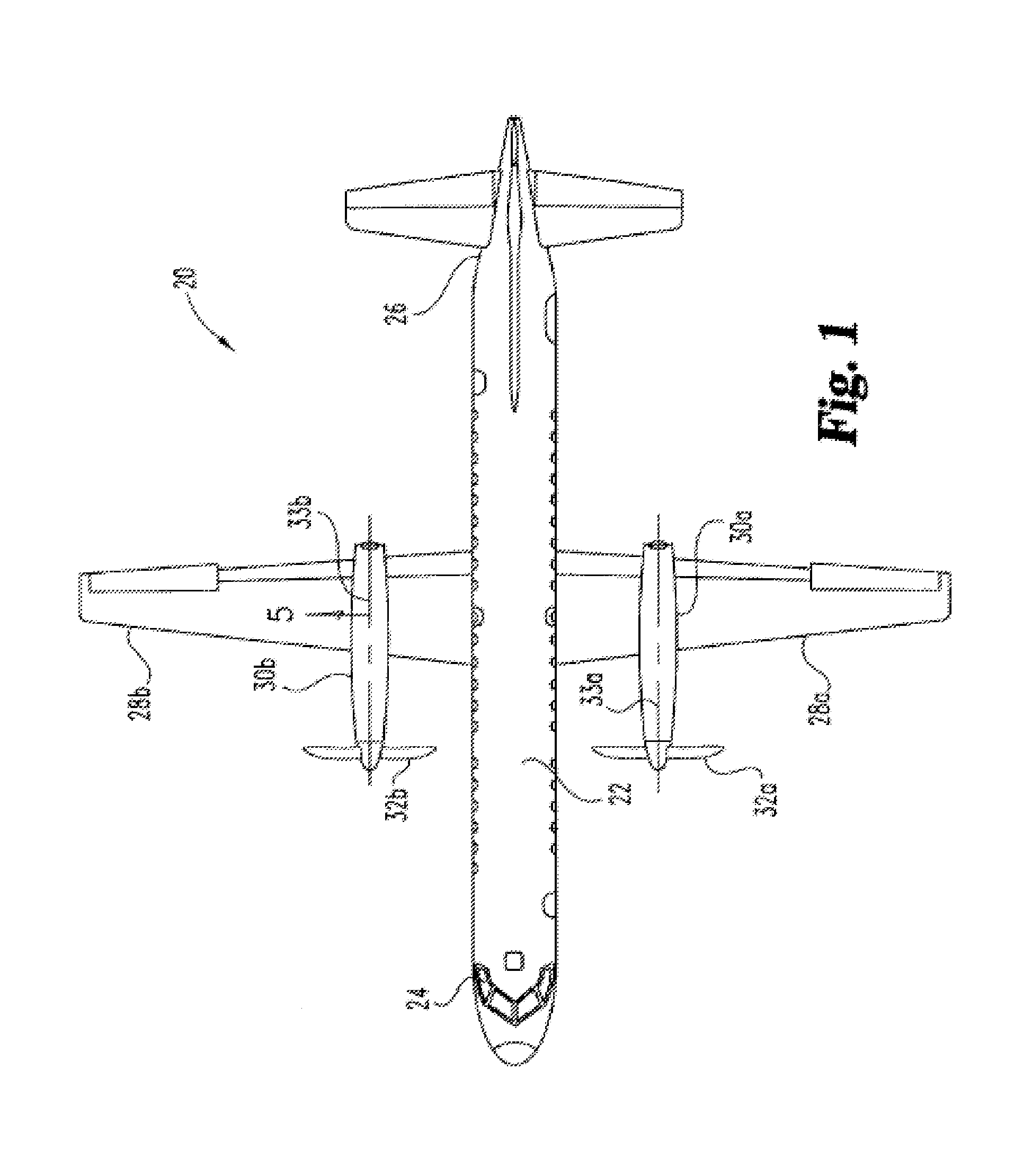 Differential blade design for propeller noise reduction