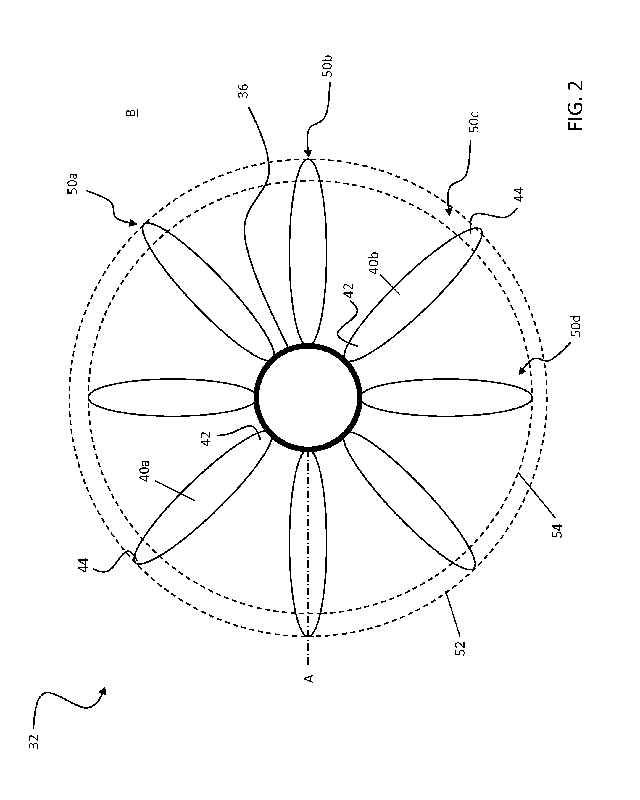 Differential blade design for propeller noise reduction