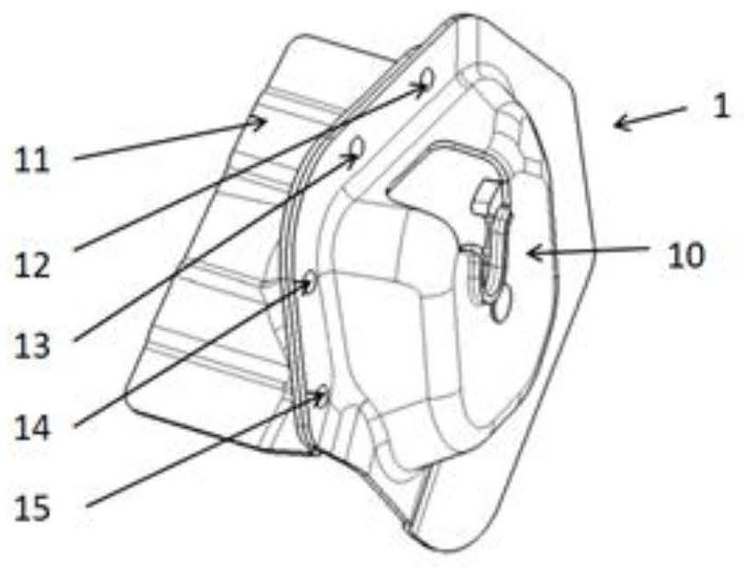 Rotating shaft fixing structure for rear seat of passenger car