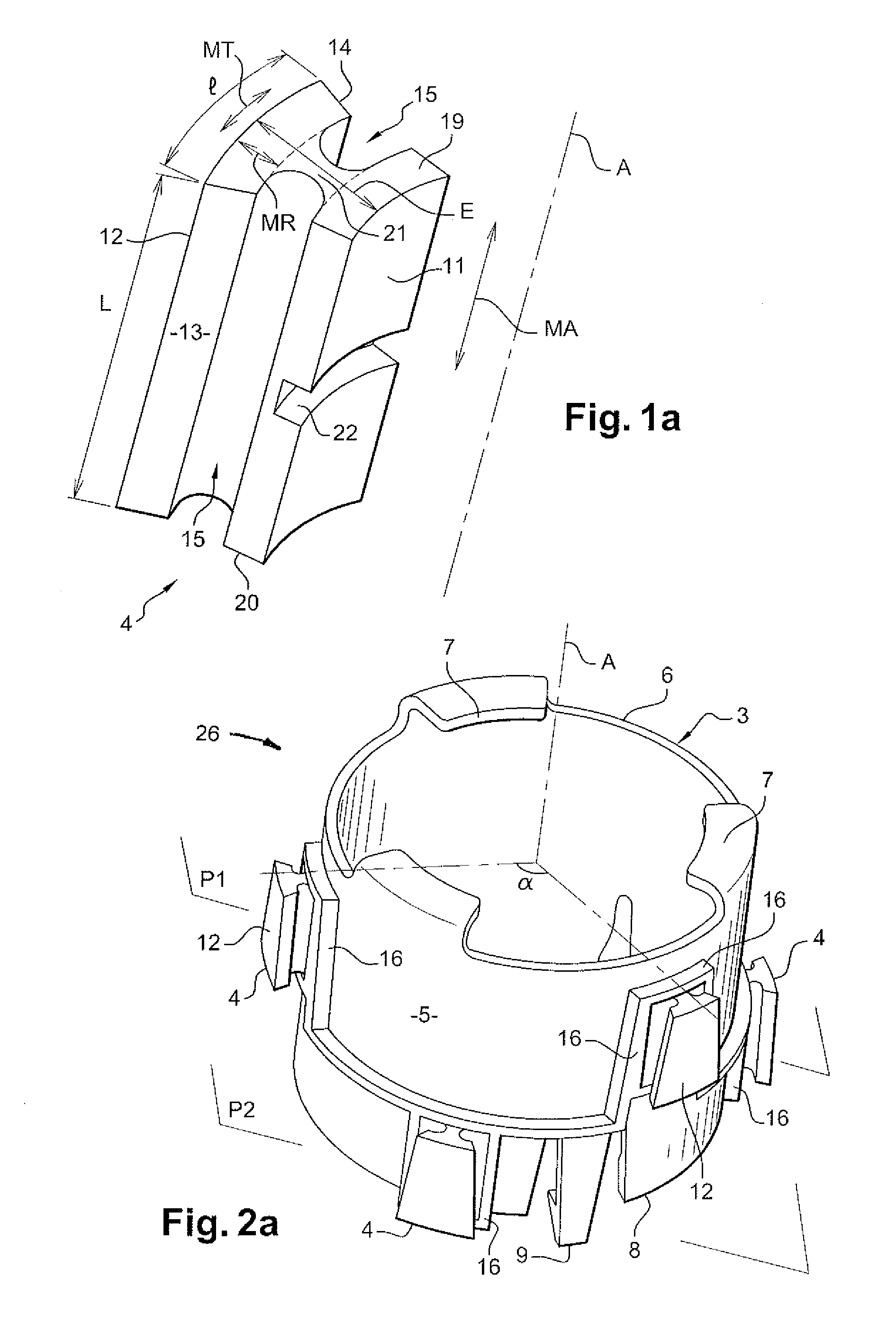 Motor support device for heating, ventilation and/or air-conditioning system