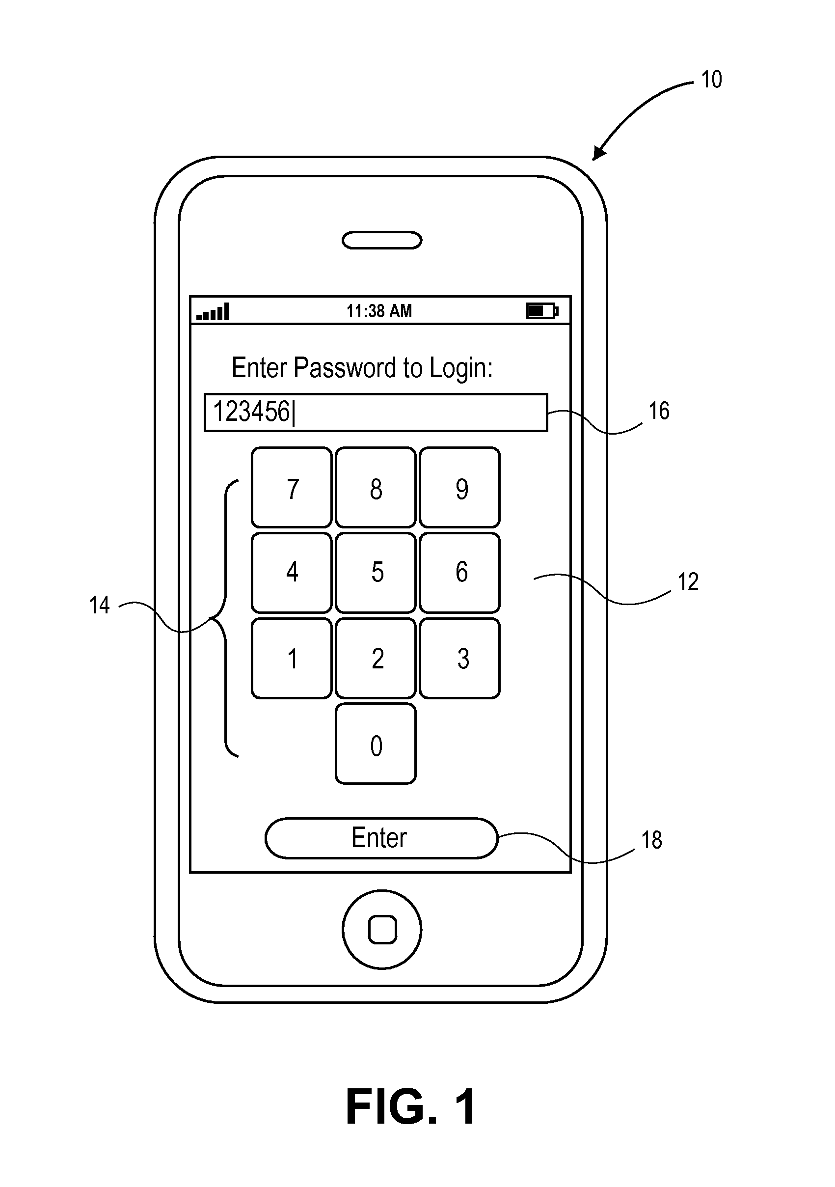 System and method for touchscreen combination lock