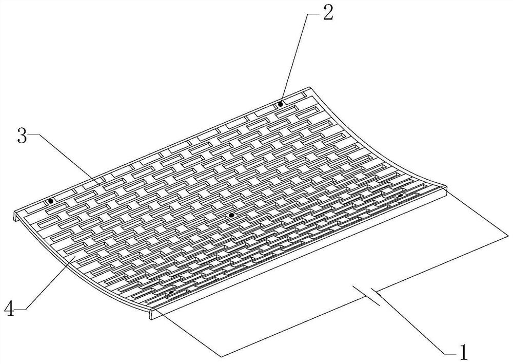 Self-heating type coal mine drying flexible screen