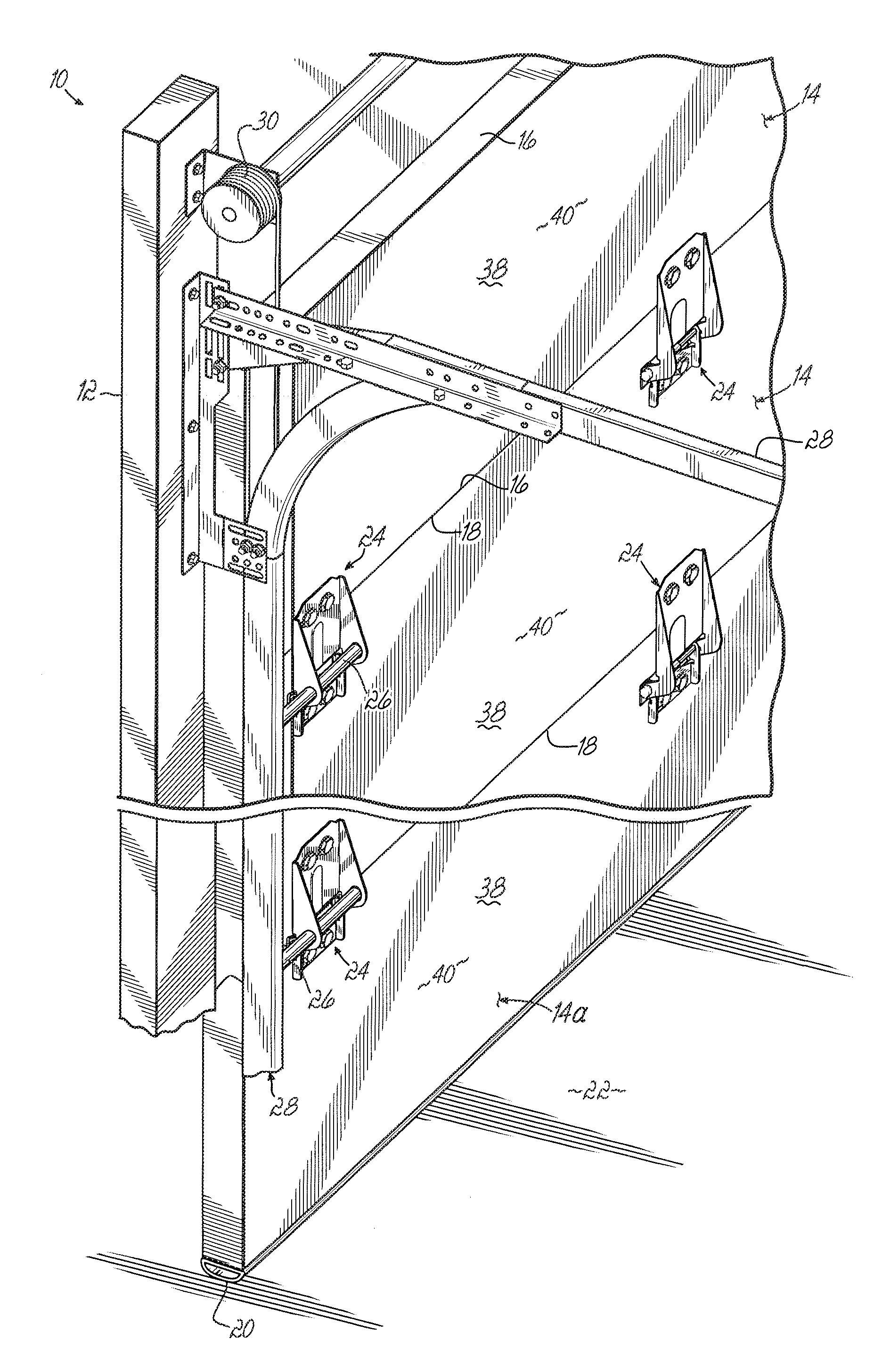 Method of making an optimized overhead sectional door and associated door panel