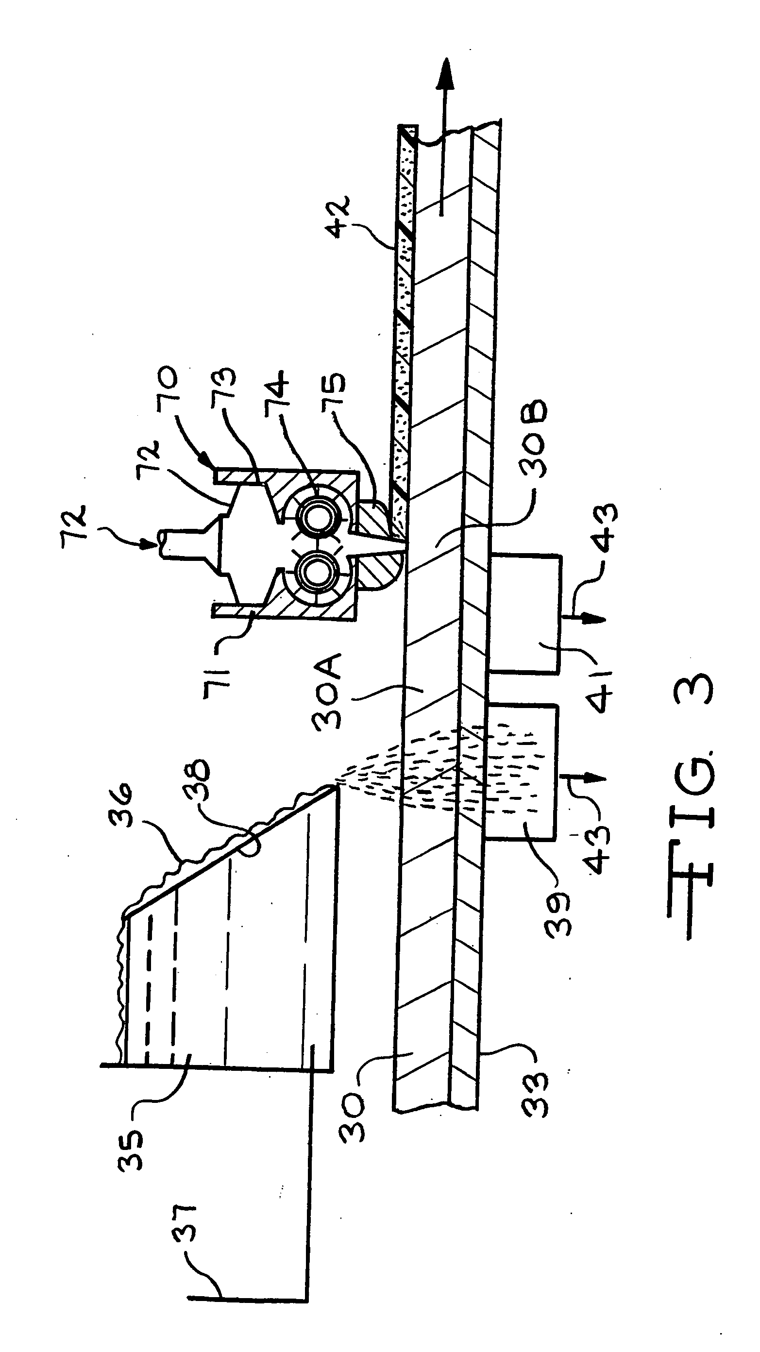Method of making foam coated mat online and coated mat product