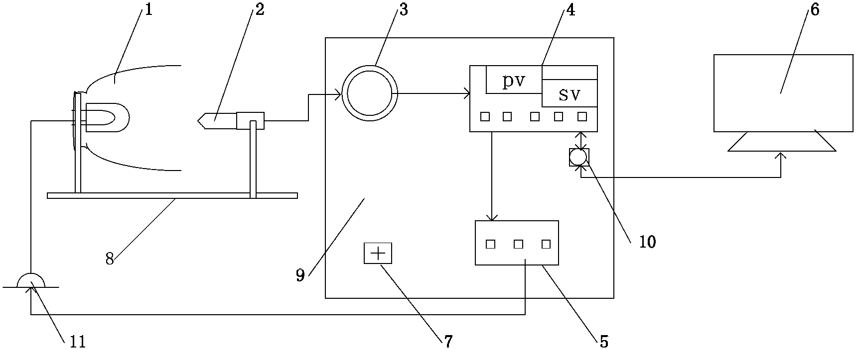 Single-circuit fast temperature-control experiment teaching device