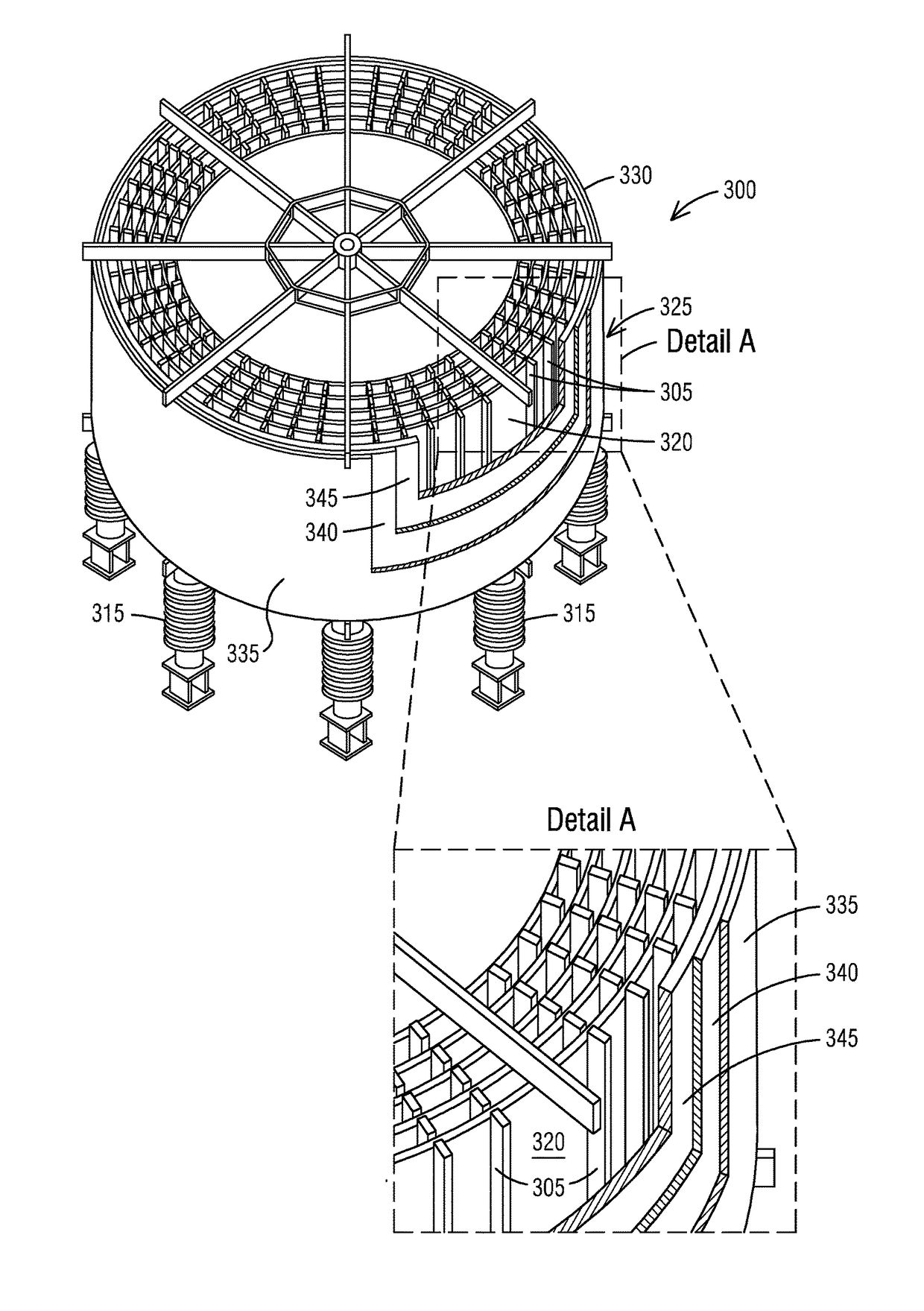 Intergrated barrier for protecting the coil of air core reactor from projectile attack