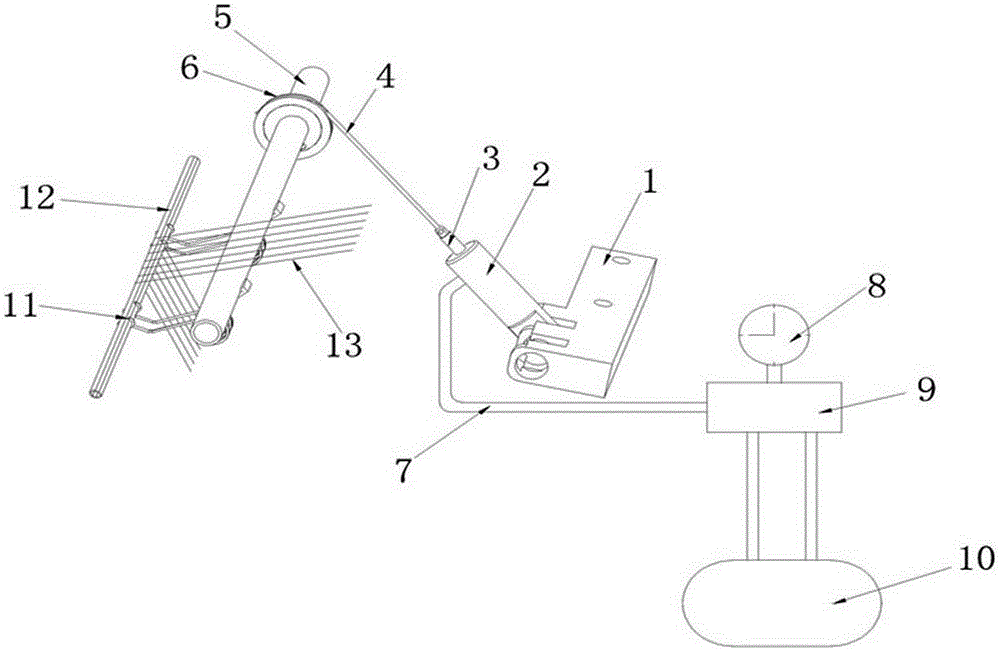 Yarn tension device for warp knitting machine