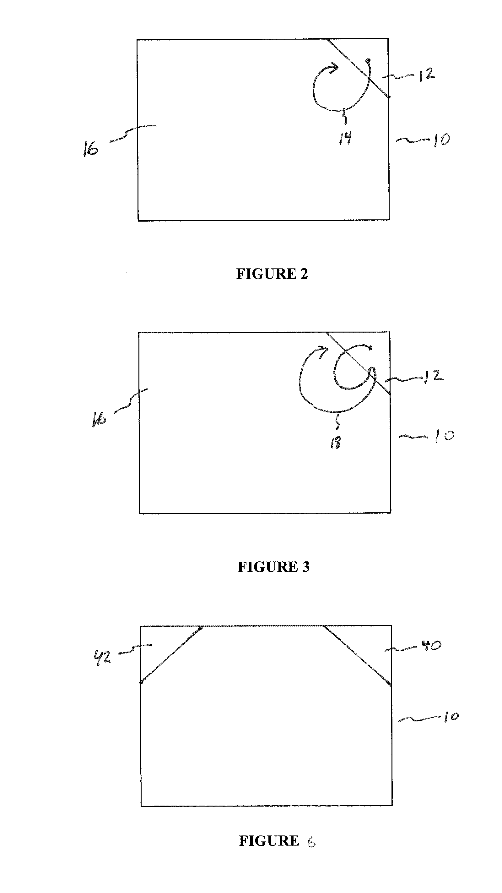 Method of scrolling that is activated by touchdown in a predefined location on a touchpad that recognizes gestures for controlling scrolling functions