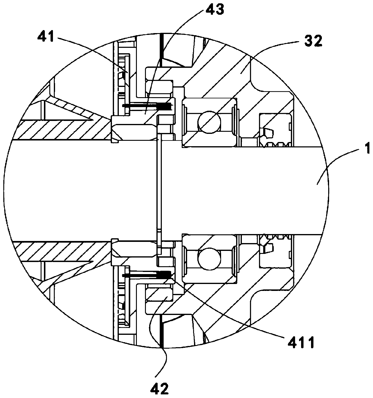 A wheel hub motor and its position signal processing method