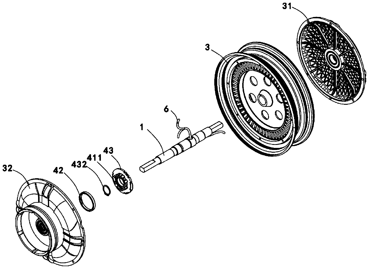 A wheel hub motor and its position signal processing method