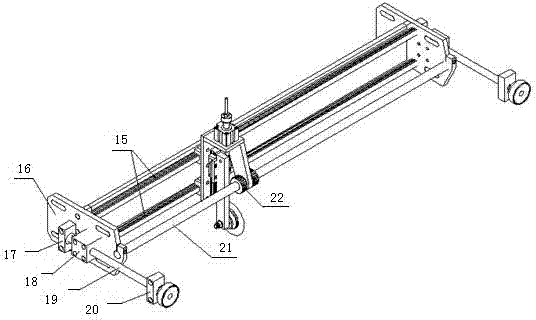 Tube cutting device of multi-cutter paper tube making machine