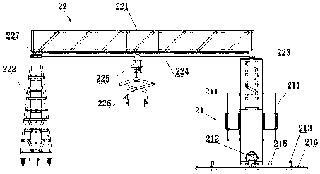 Standard movable light steel production line and self-adaption supply method thereof