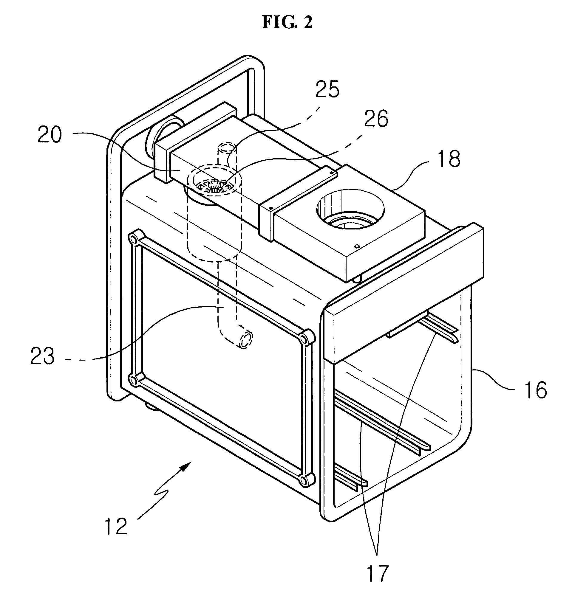 Apparatus for drying food waste