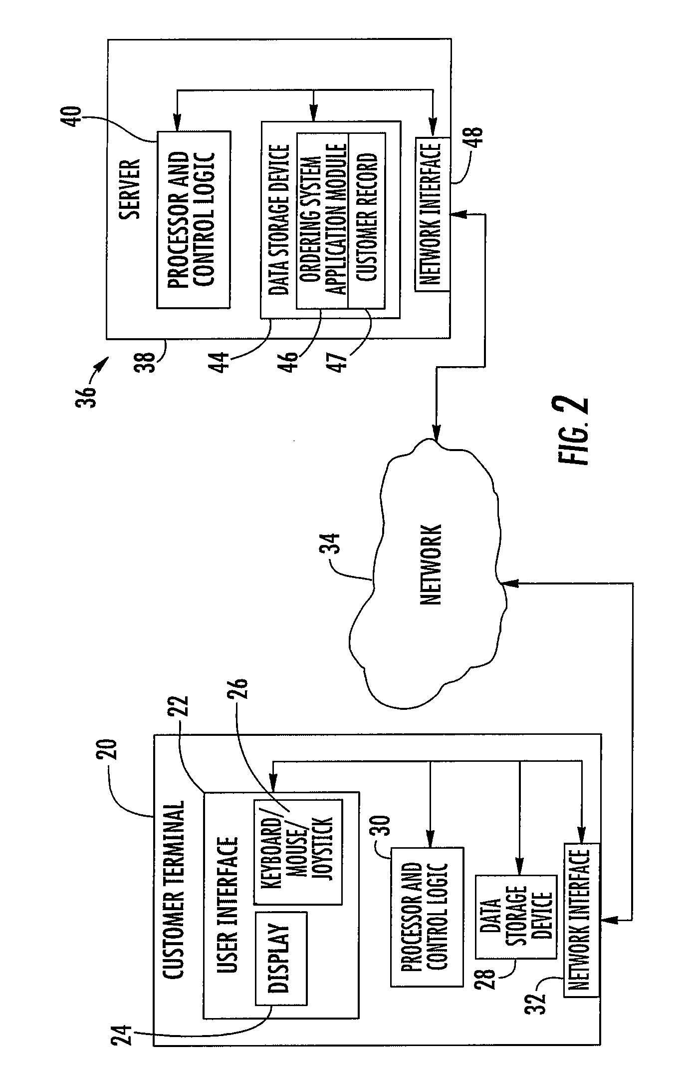 Method and apparatus for a product ordering system