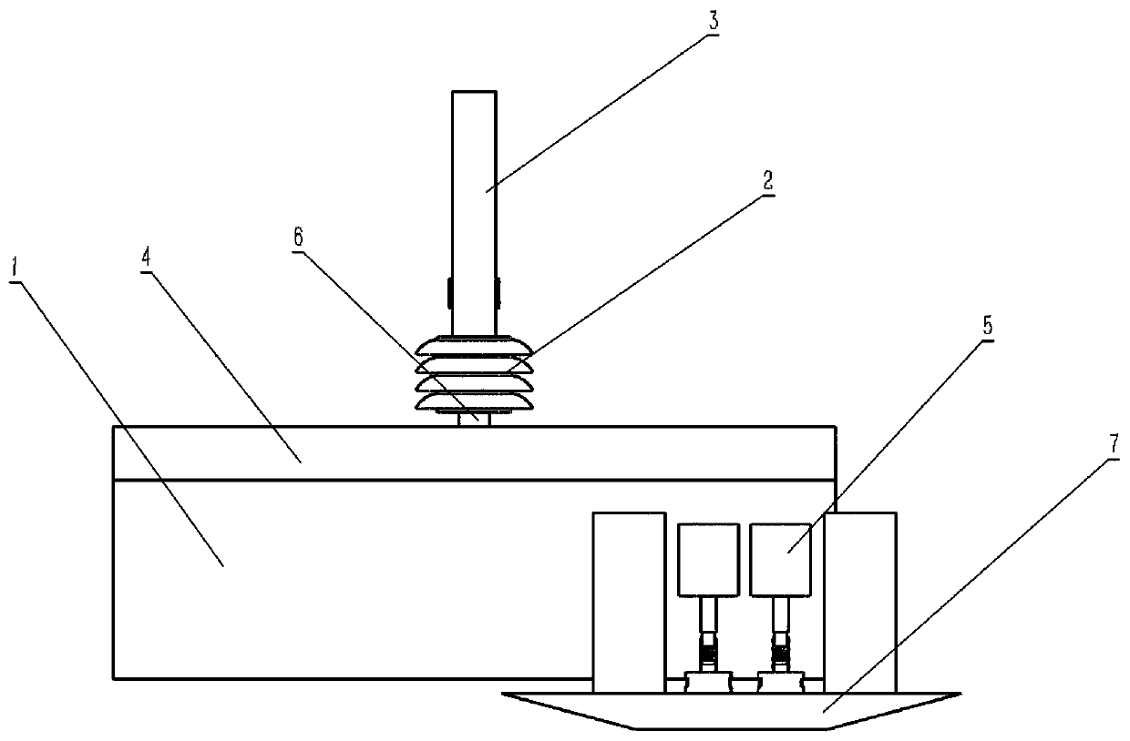 Anti-icing multi-roller rigid overhead current-feed device