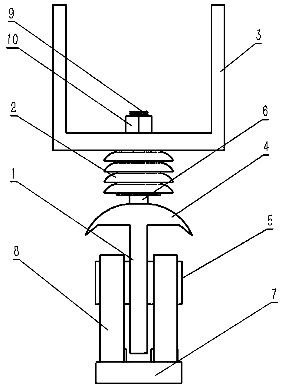 Anti-icing multi-roller rigid overhead current-feed device