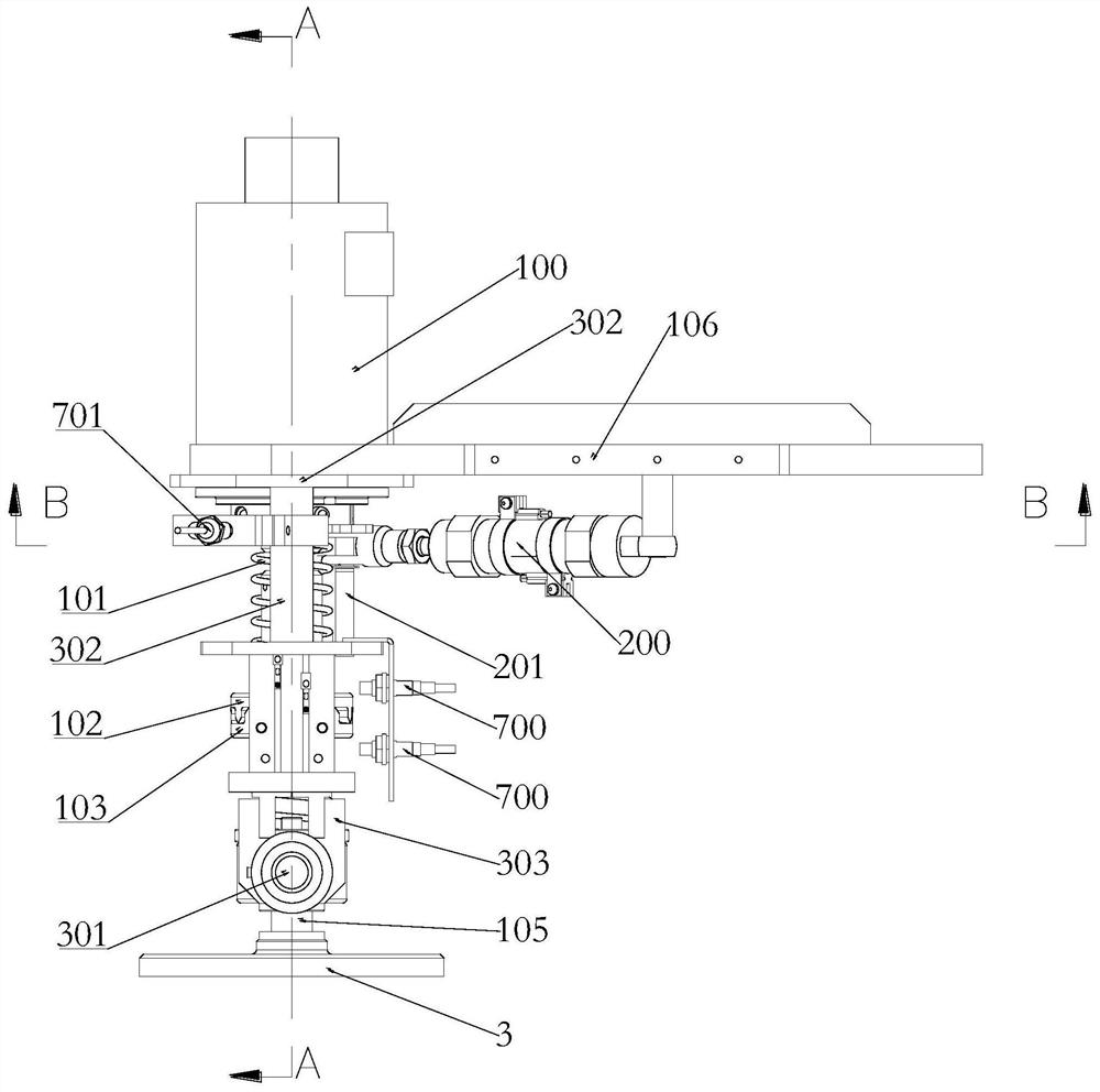 A mixing tank locking mechanism, automatic locking system and automatic mixing system