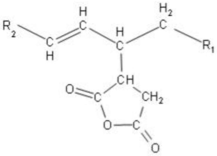 Preparation method and application of high-purity alkenyl succinic anhydride